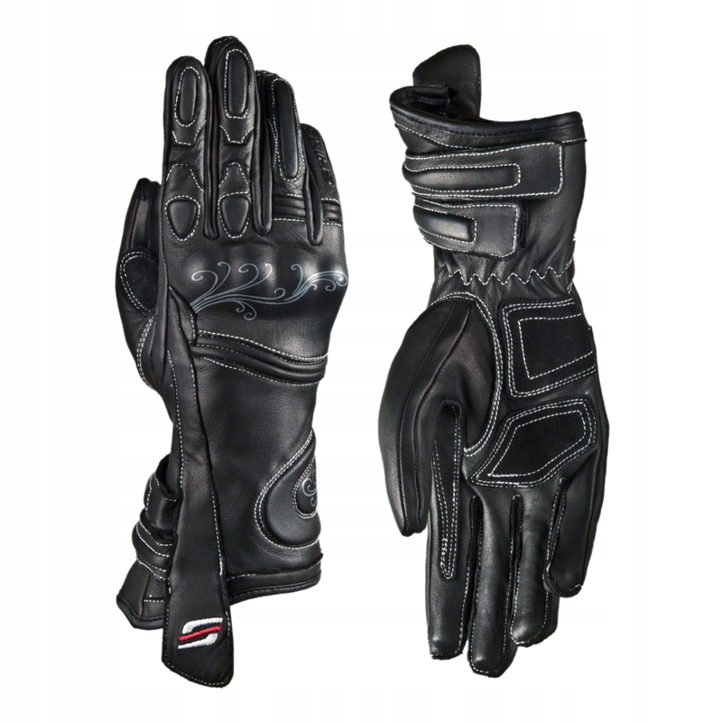 SHIMA MODENA BLACK Rękawice damskie motocyklowe + GRATIS