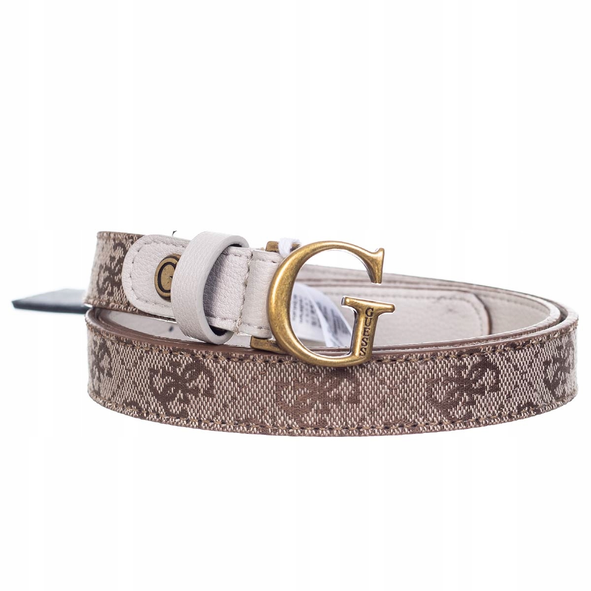 

Guess Pasek Damski Aviana Light Brown r.M