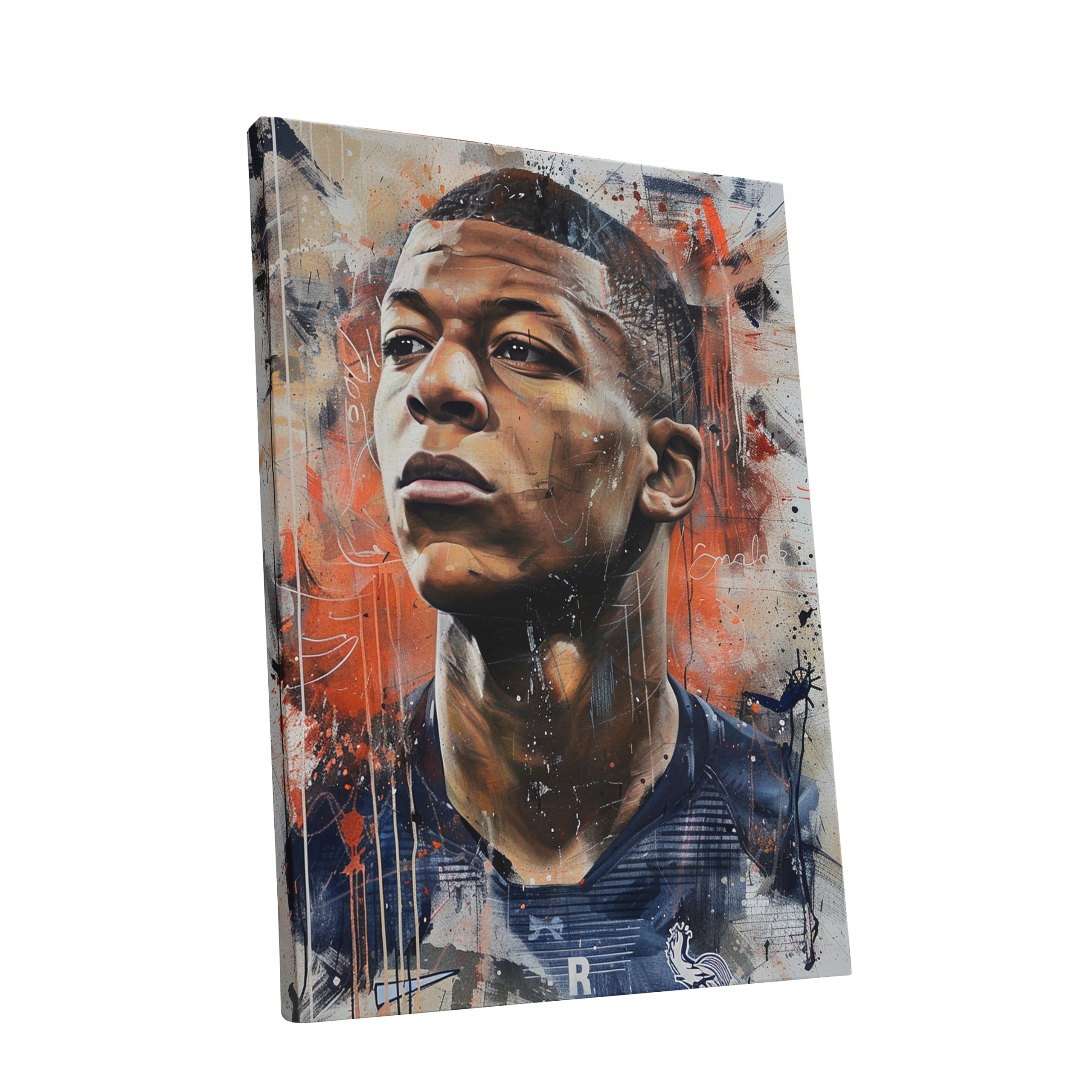 Obraz na plátně Portrét Kylian Mbappé do domu obývacího pokoje dárek 75x100