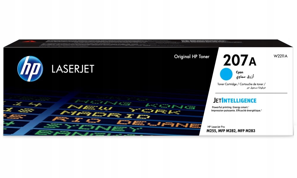 Hp toner 207A (azurový, 1250str) pro Hp Color LaserJet Pro M255/MFP M282/ M