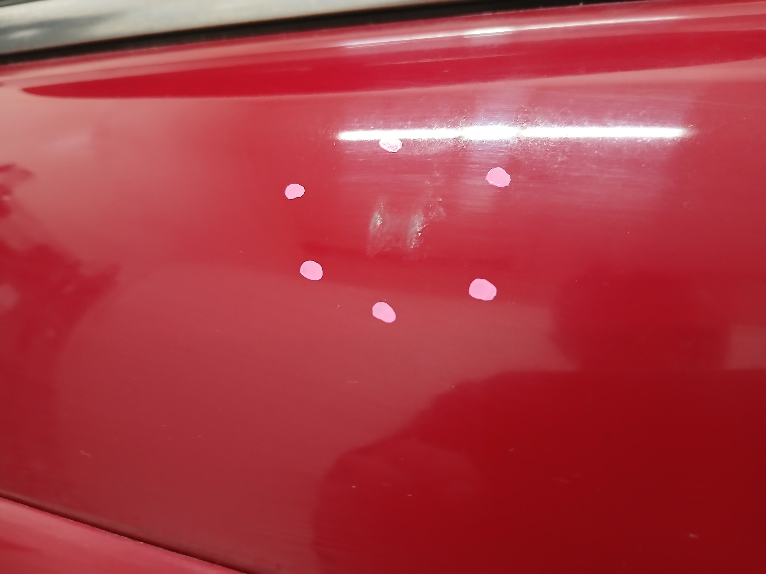 trunk door boot rear MINI R56 RED CHILI