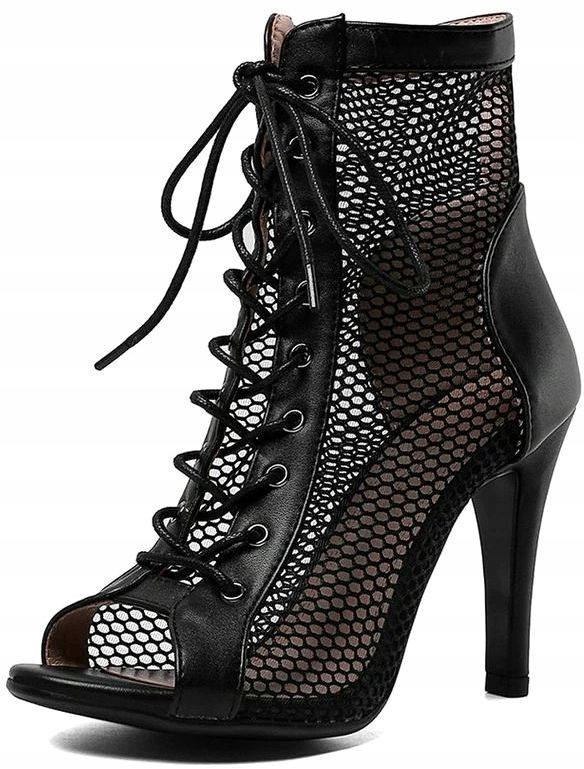 BOTKI NA SZPILCE 10CM SIATECZKOWE ALLADIES* AS5353