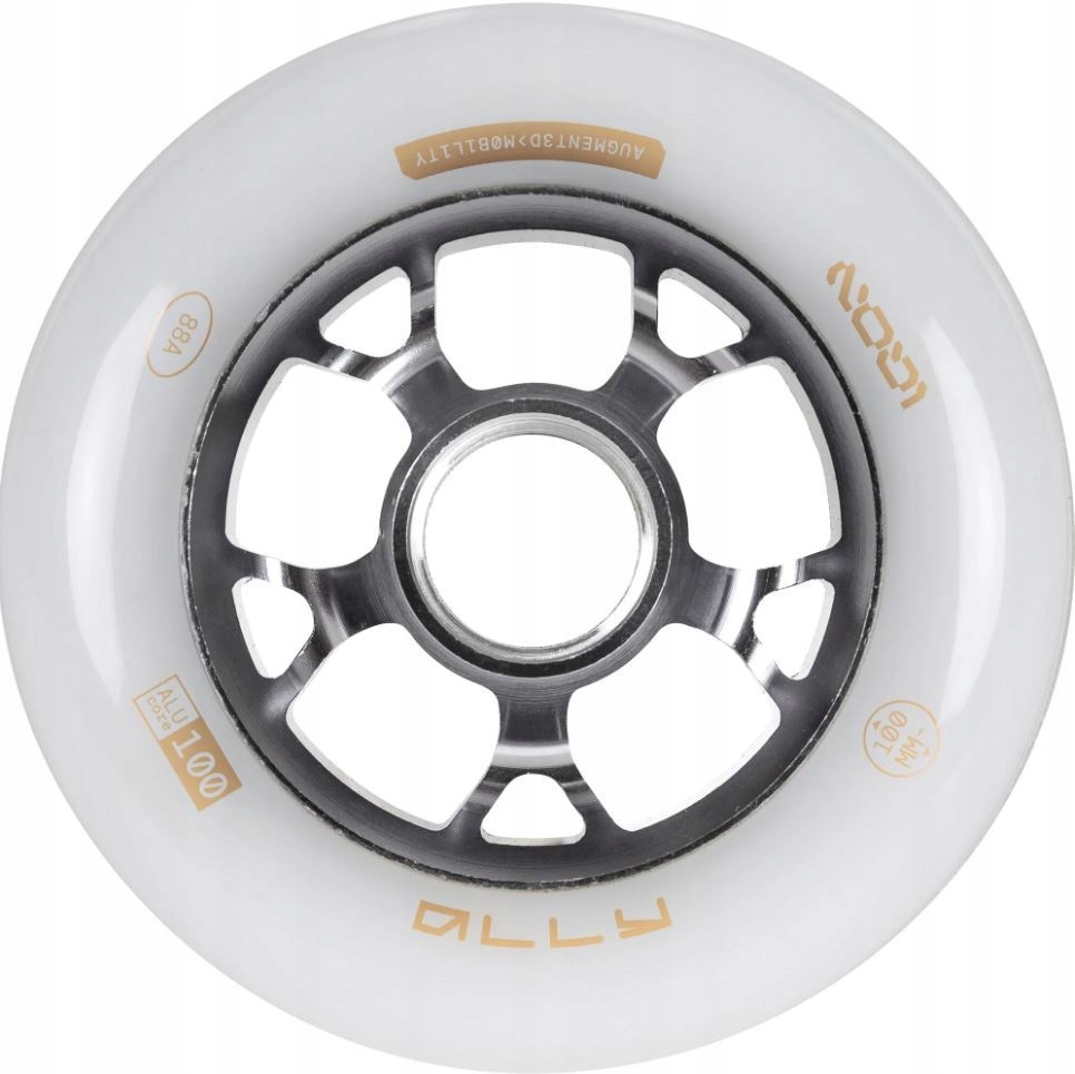 Powerslide Kolečka Iqon Ally White (3ks), 100, 88A
