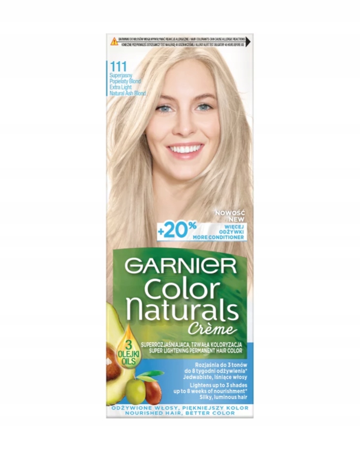 

Farba Garnier Color Superjasny popielaty blond 111