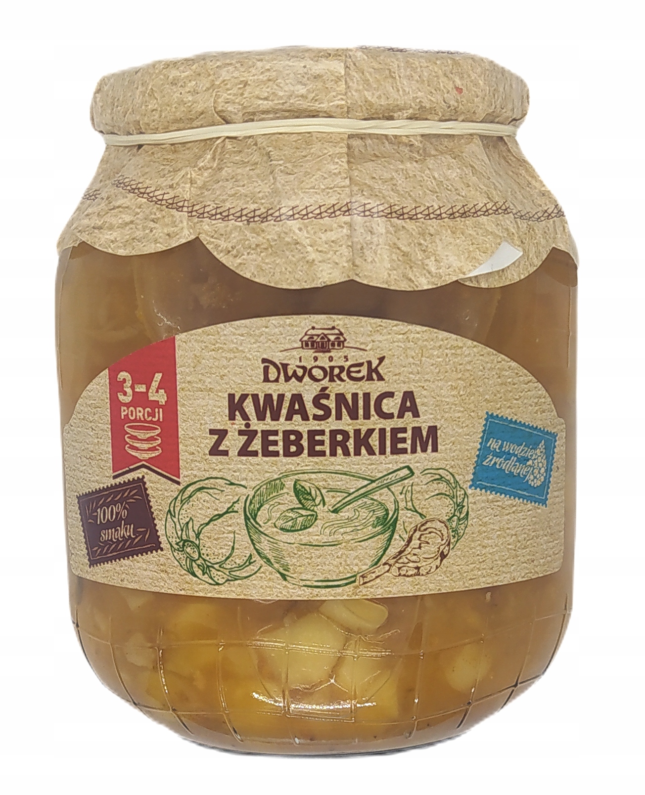 4 x Dworek Kwaaśnica se žebírkem 680 g