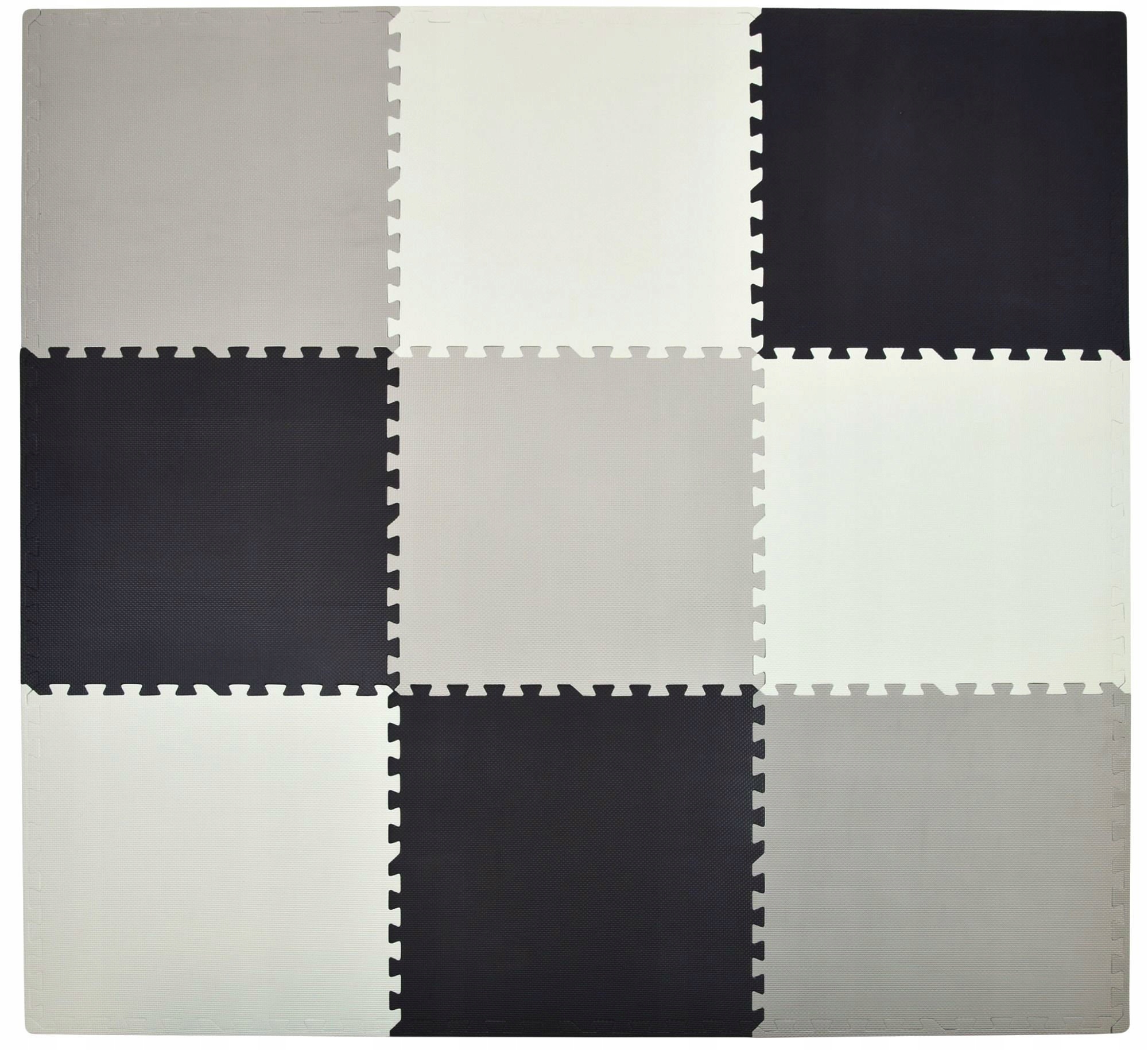 MATA PIANKOWA DUŻE PUZZLE PIANKOWE 180x180 9 SZT.