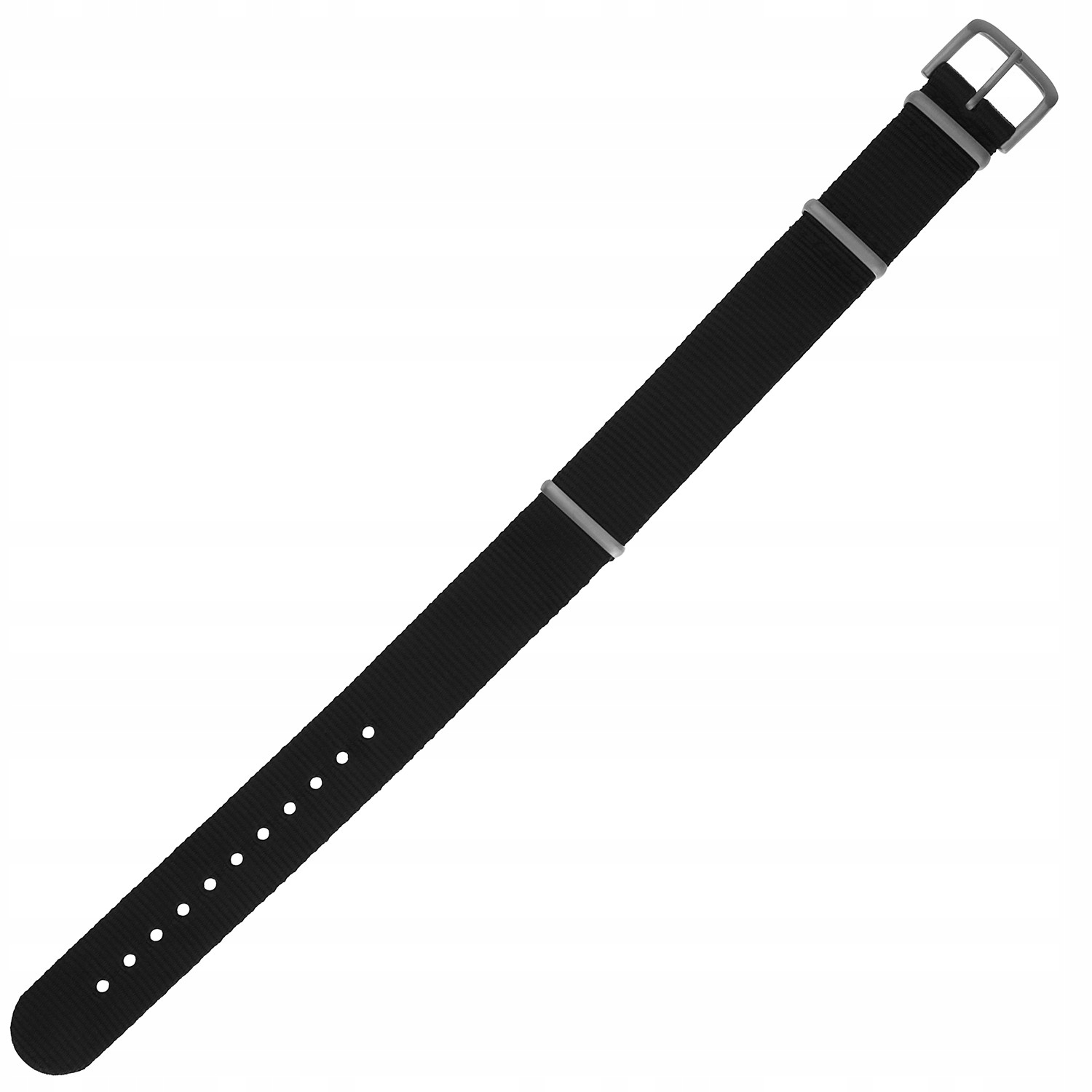 Pásek k hodinkám Traser TS-106843 černý 18 mm