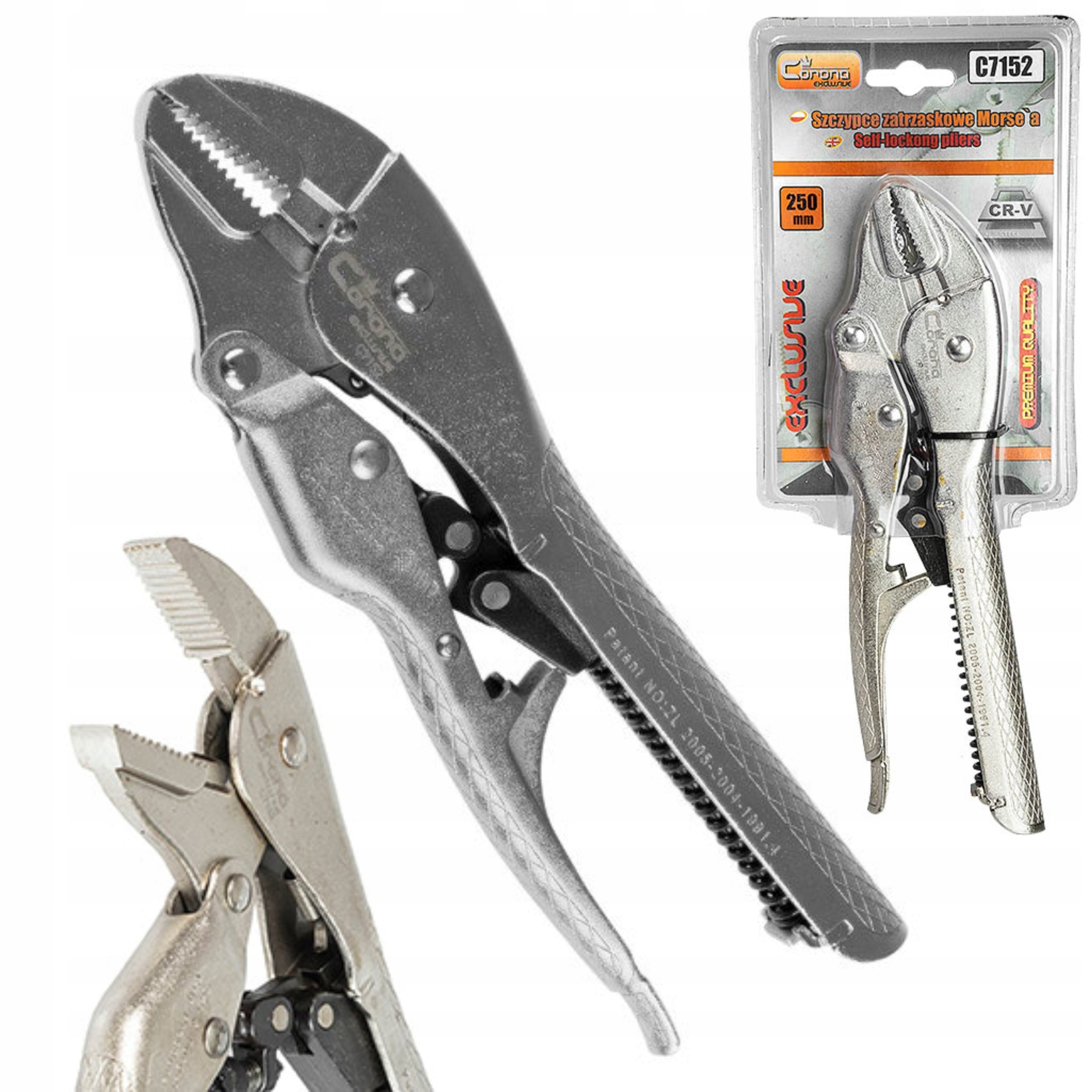 Затискні плоскогубці Морзе Морзе жаба ключ 250 мм