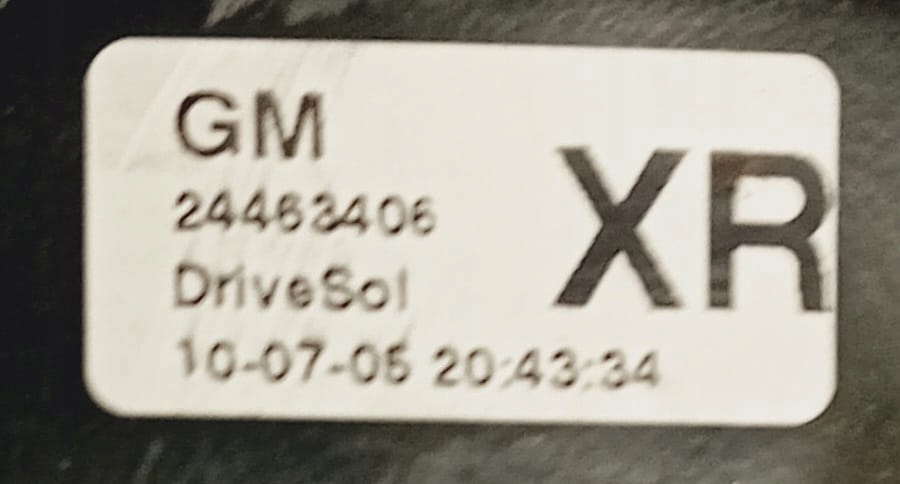 OPEL ZAFIRA B PEDAL Bremse 24463406