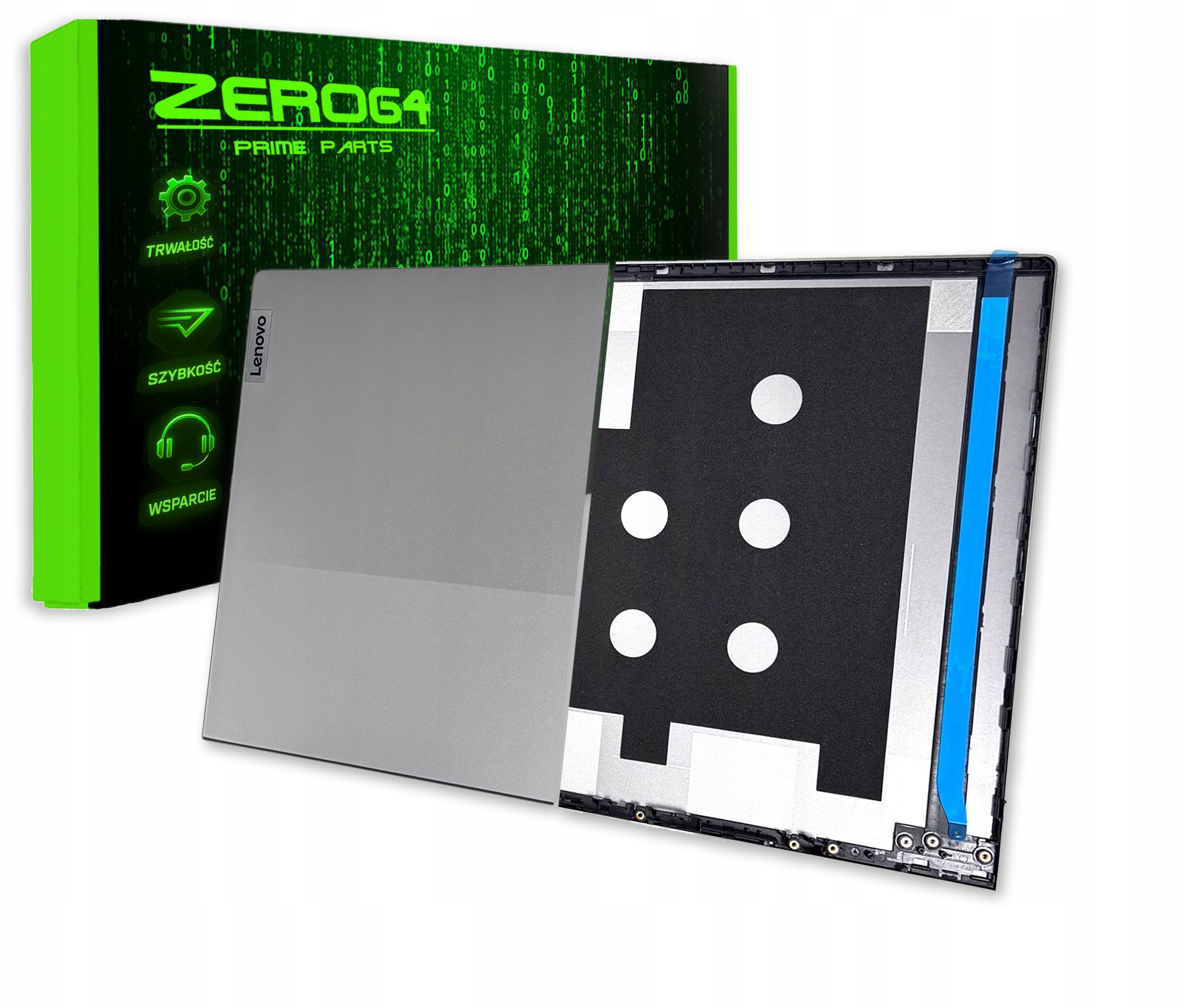 KLAPA RAMKA ZAWIASY DO LENOVO THINKBOOK 15 G2 G3 ITL ARE ACL KLEJ ŚRUBKI
