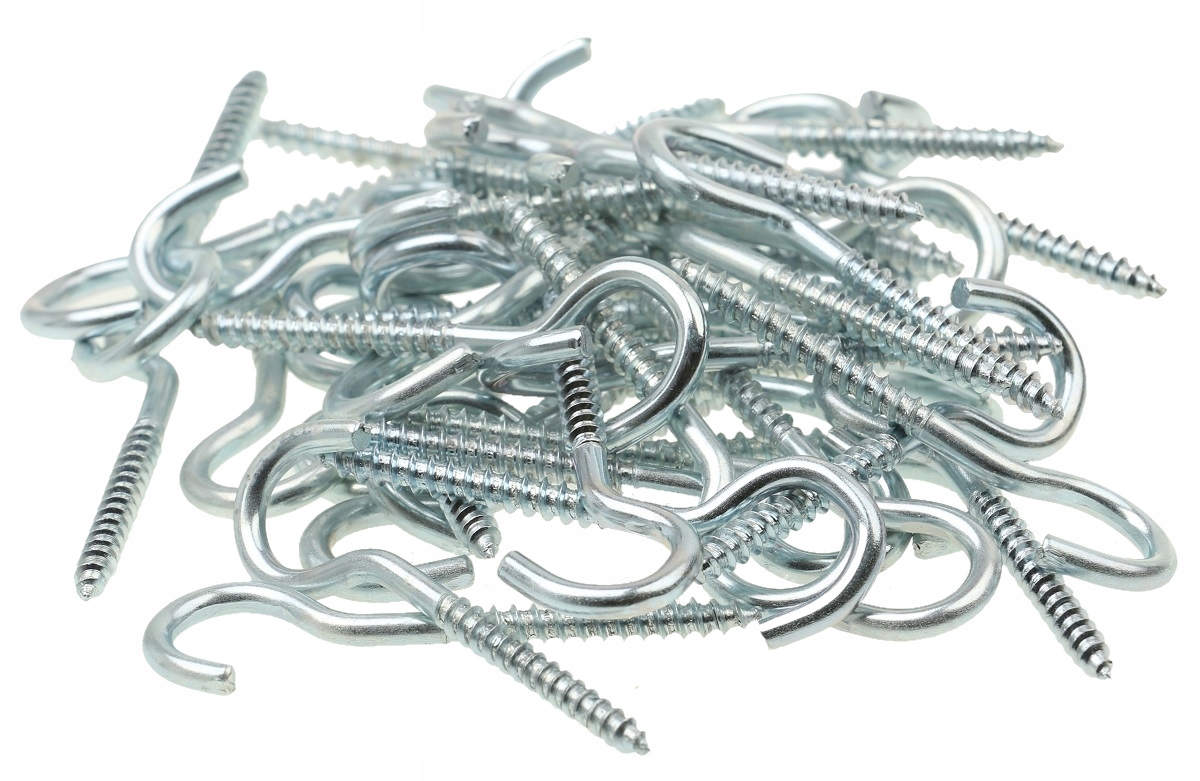 

Hak Haczyk Typu C Wkręcany Do Drewna 3 x 45 mm x25