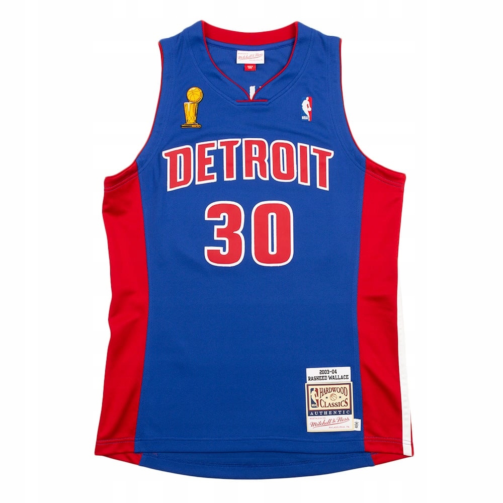 Koszulka Mitchell & Ness PISTONS 2003 RASHEED WALLACE ROYAL - M