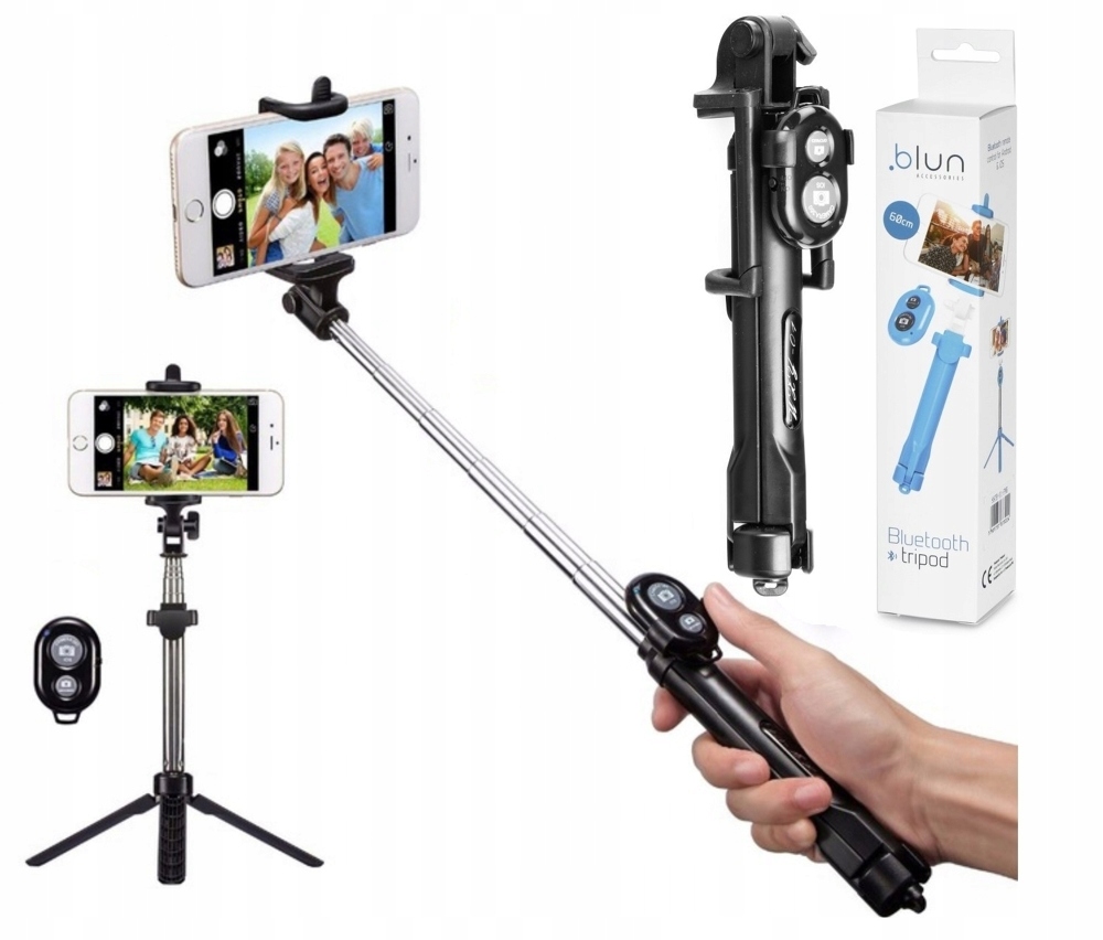 

Kijek Selfie Stick do zdjęć z pilotem bluetooth