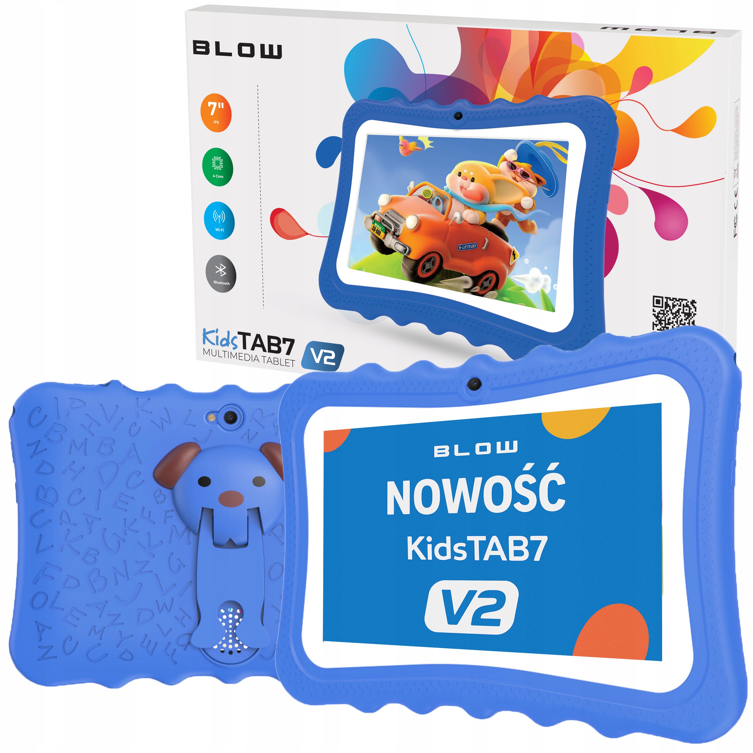 Tablet BLOW Kids Tab 7 V2 7 quot 4/32 GB Wi Fi Niebieski Sklep Opinie
