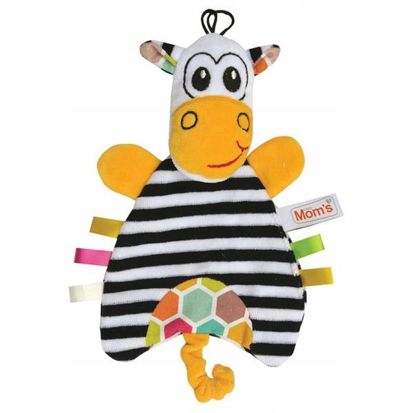 

Kontrastowa Pacynka zebra czarno-biała
