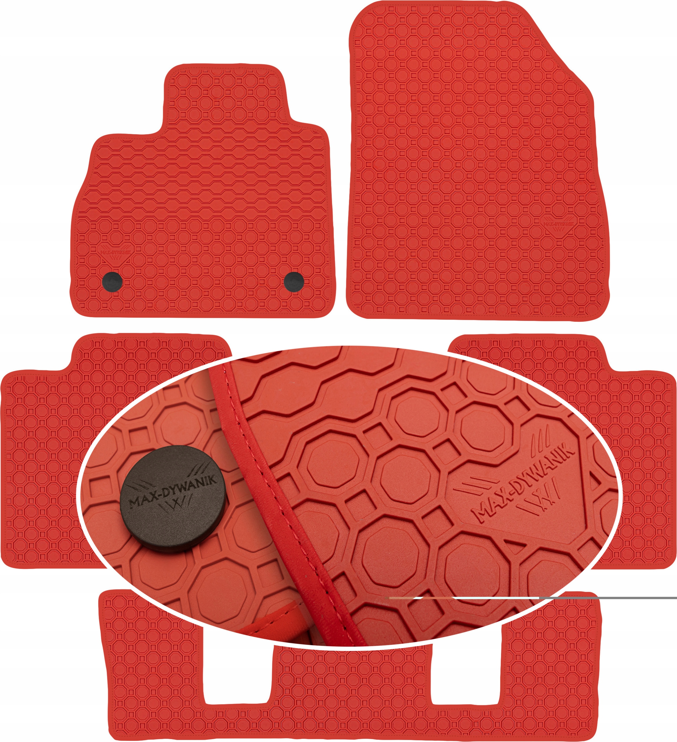 Renault Espace V 7os 2015 Koberce Červené