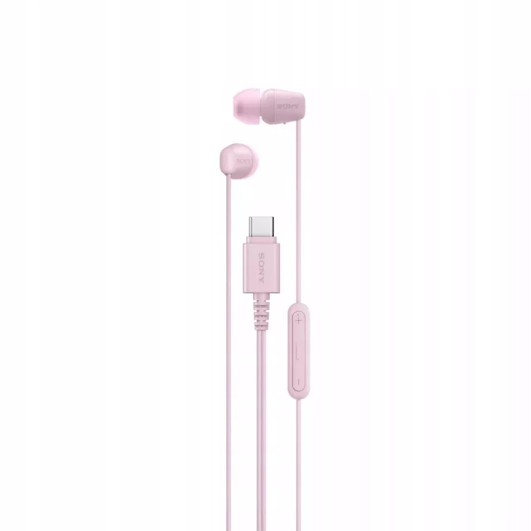 Słuchawki Sony IEREX15C Usb-c Różowe Dokanałowe 4548736171497