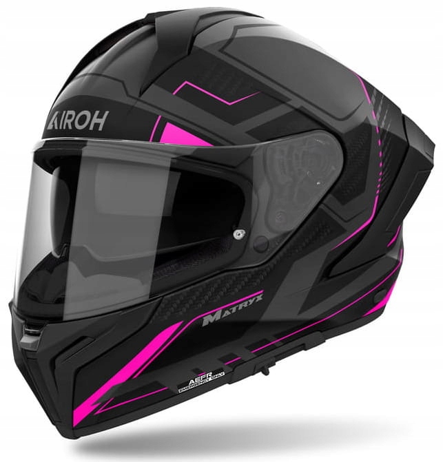 Airoh Matryx Rocket Pink Matt Motocyklová Prilba Integrálna Ružová Matná