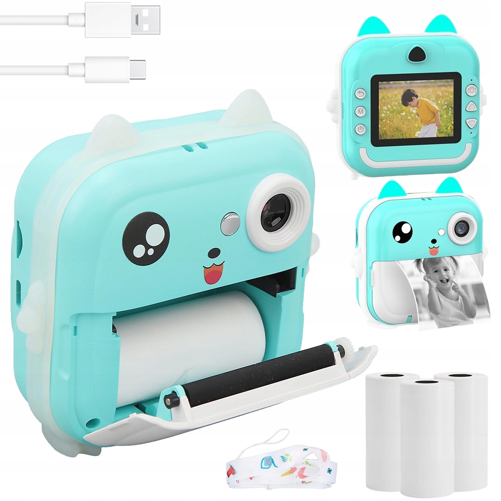 Fotoaparát pro děti digitální Okamžitý s tiskárnou Náplně