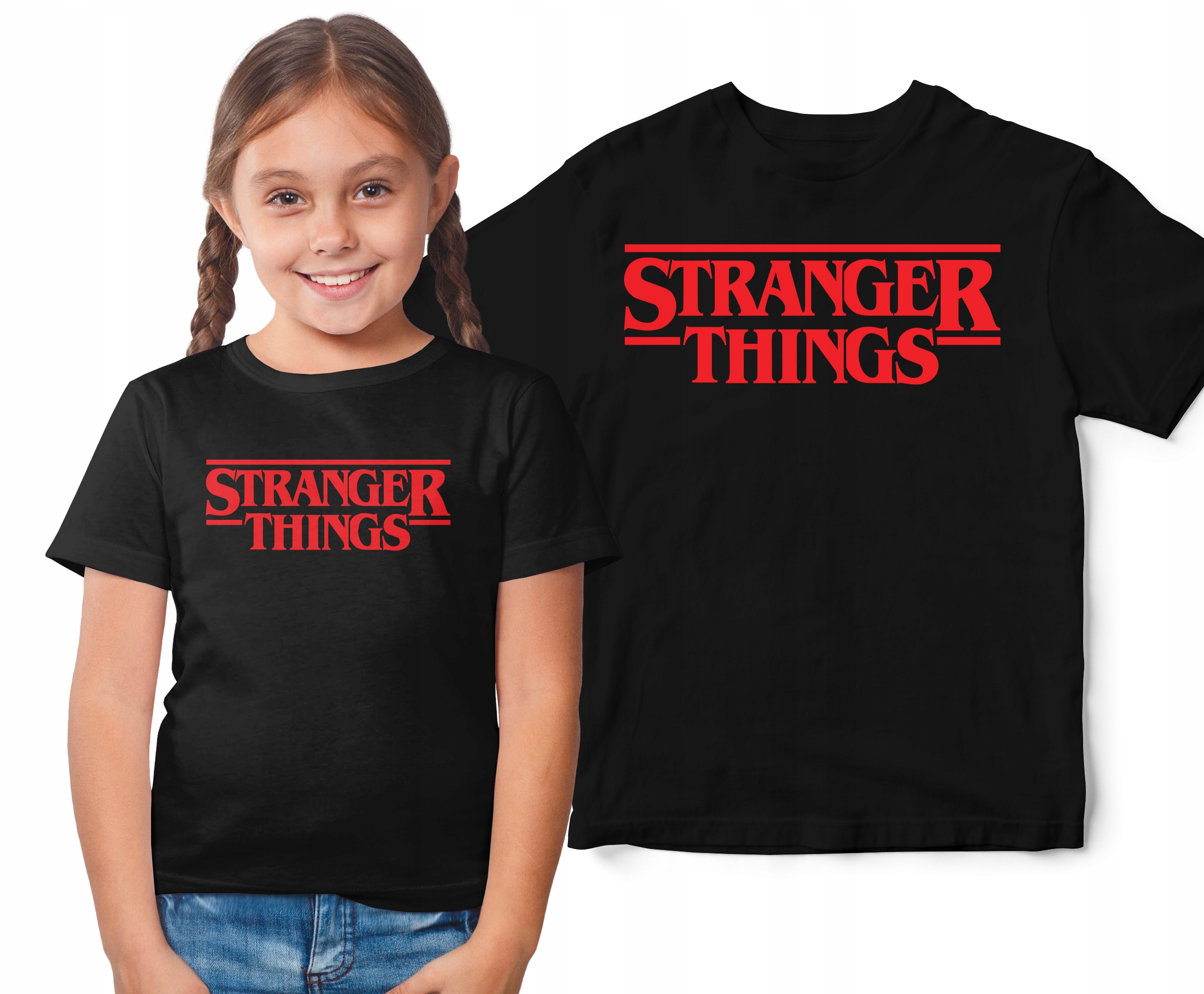 

Koszulka Dziecięca z napisem Stranger Things 140