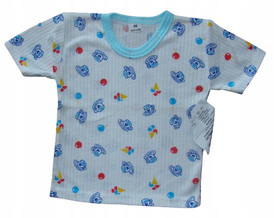 

Koszulka z krótkim rękawem rozm 80 Bawełna 100%