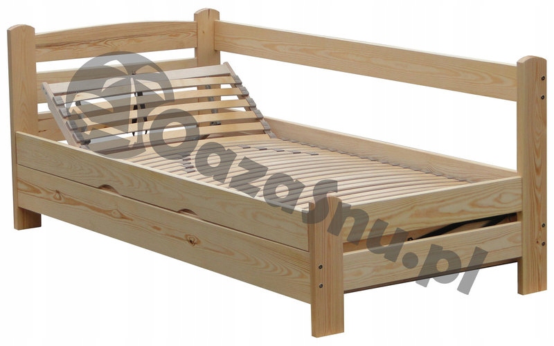 łóżko z regulowanym zagłówkiem 100x190 FLEXI !!! Marka Oaza Snu
