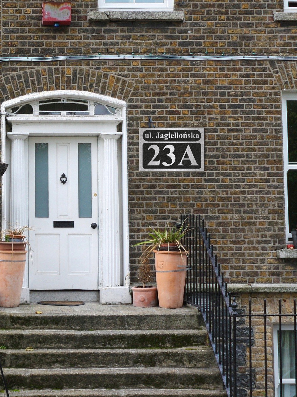 TABLICZKA ADRESOWA NA DOM, PŁOT- NUMER DOMU, ADRES Materiał inny materiał