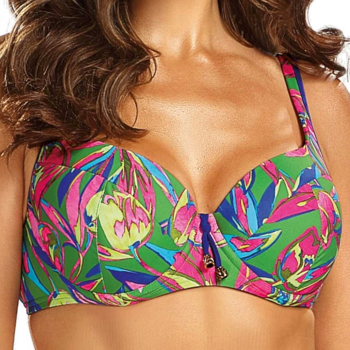 Feba Plavková podprsenka Fg 04/883/24 zelená 85E