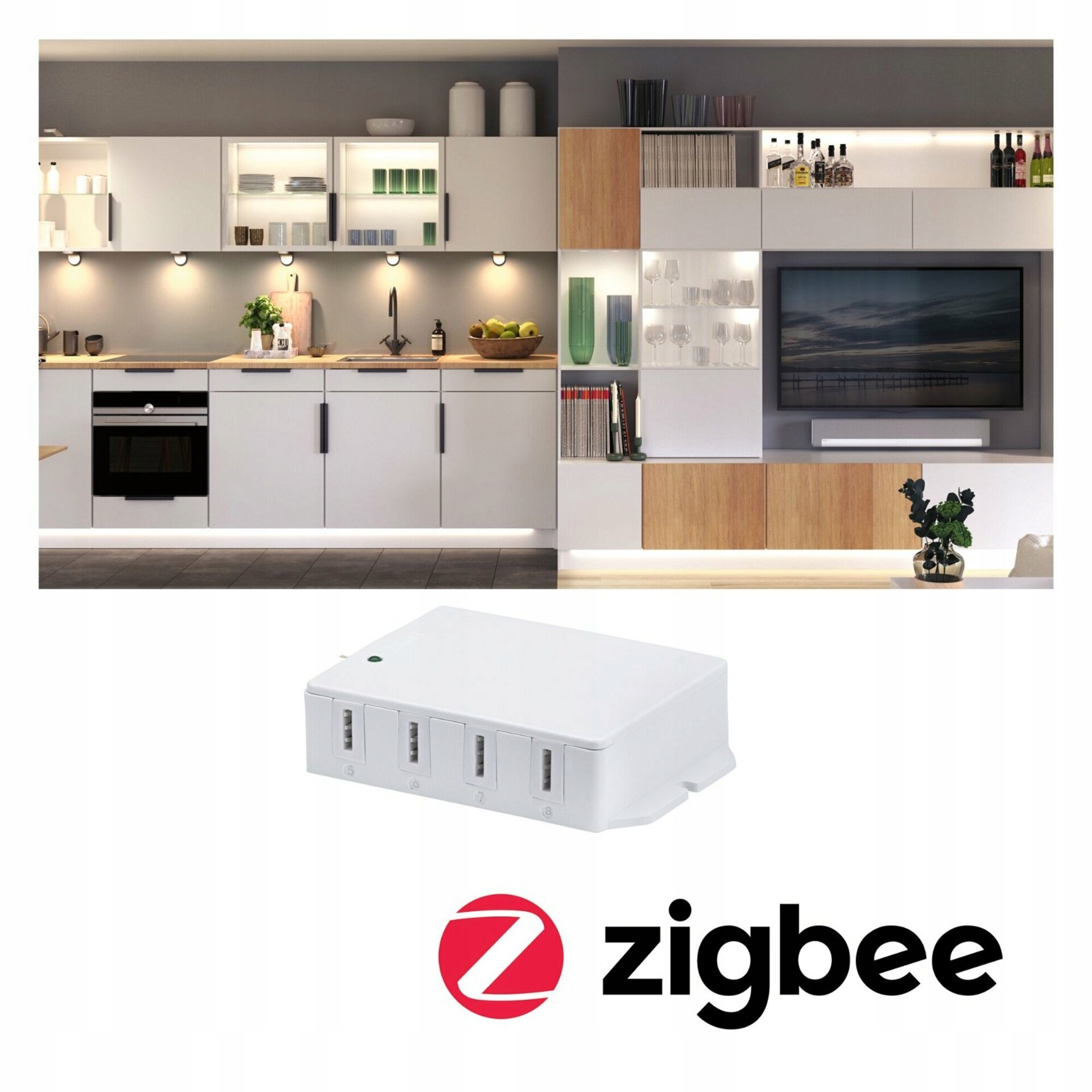 Paulmann Clever Connect Connection Box, Zigbee, Tunable White, Smart Home