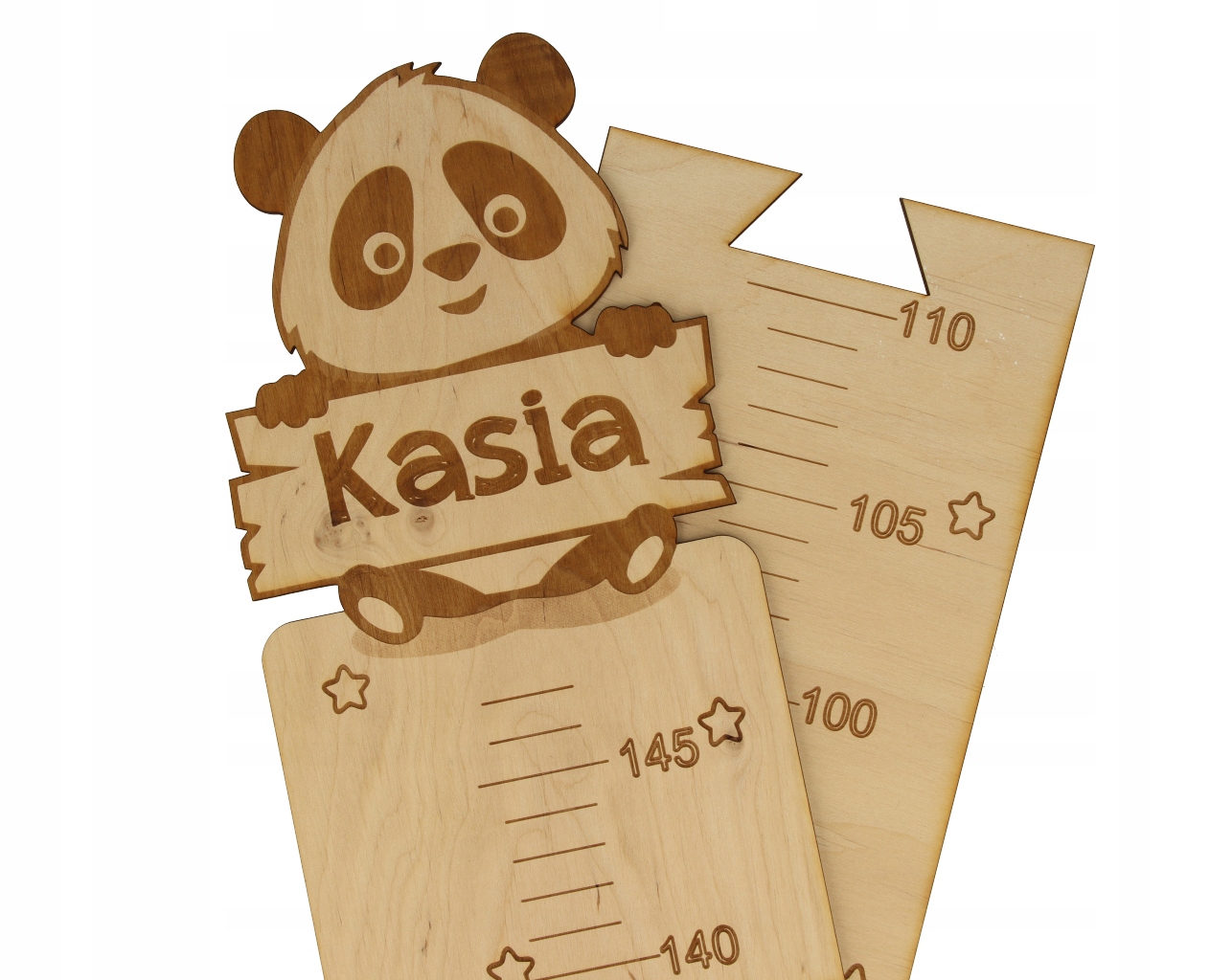 

Drewniana Miarka Wzrostu na ścianę dziecka Panda
