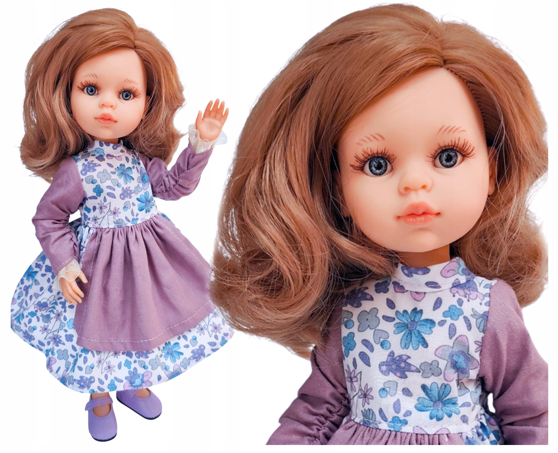 Hiszpańska Lalka Paola Reina Ruchome stawy 32CM Carla