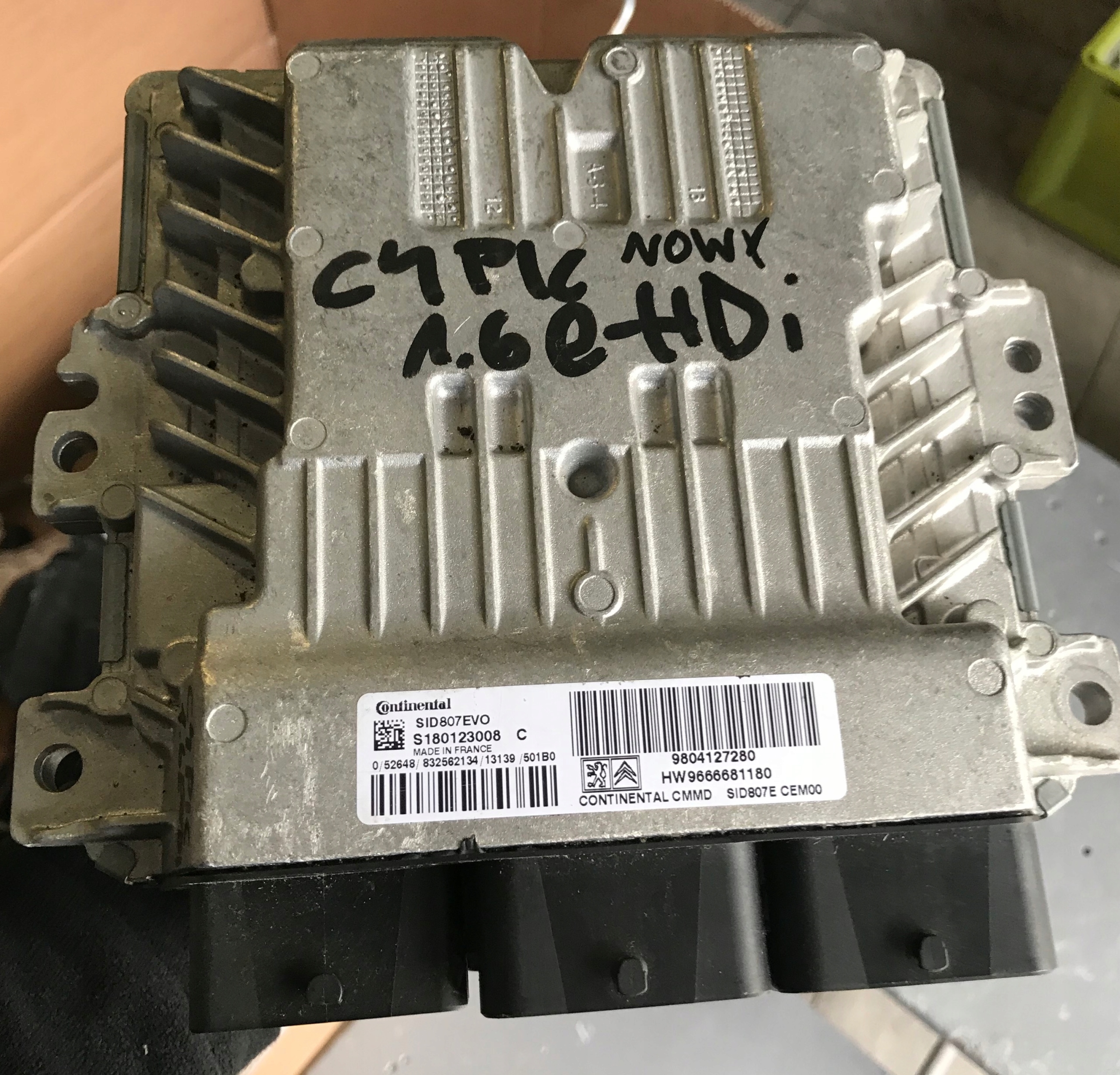 CITROEN C4 PICASSO II 1.6 HDI COMPUTER 9804127280