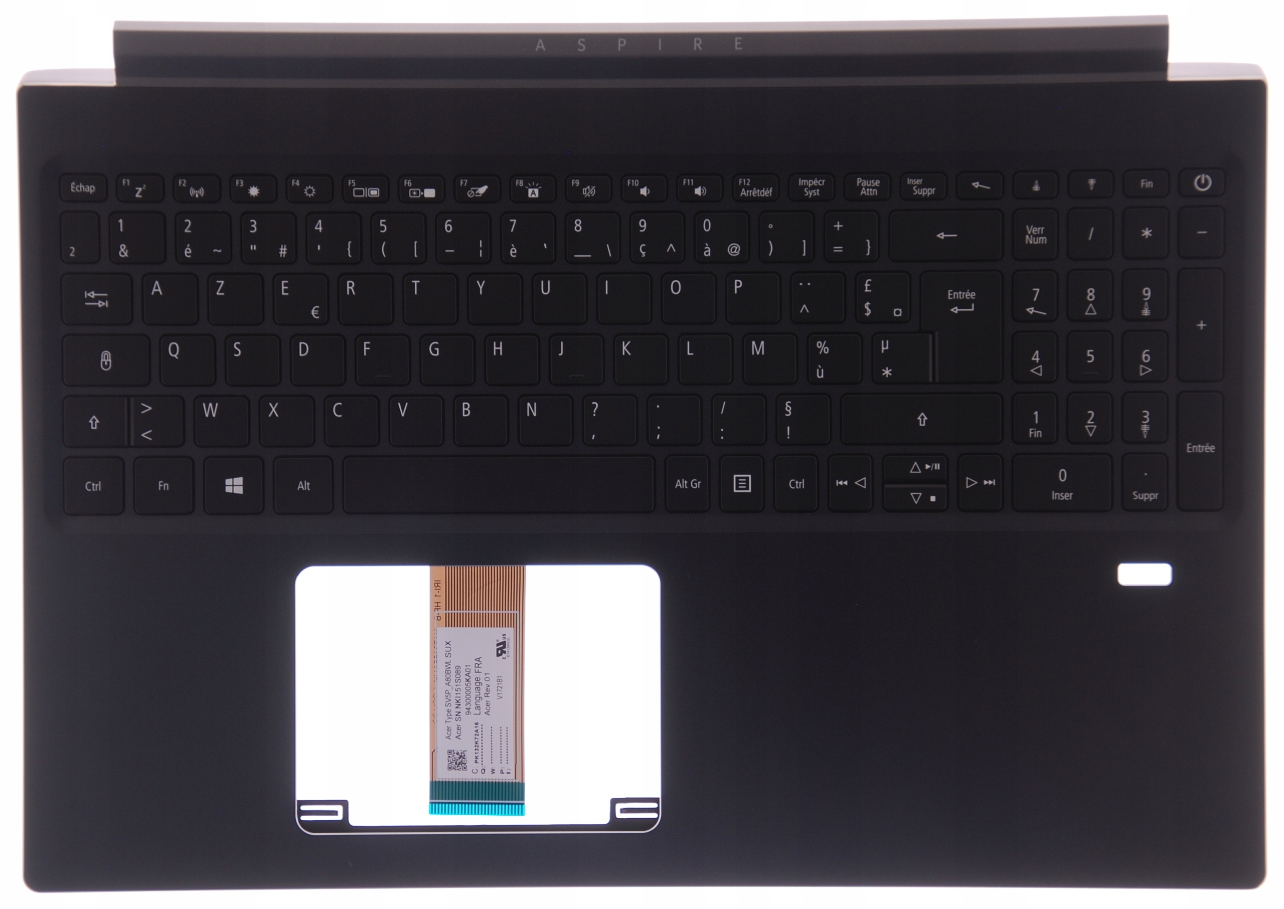 Palmrest s klávesnicou Acer Aspire A715-74G Fr A+
