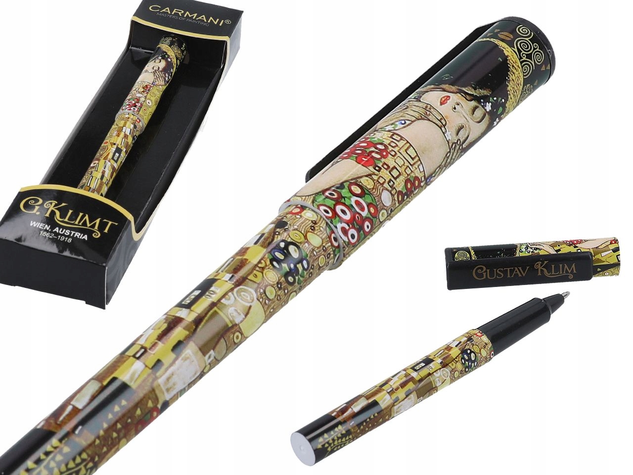 

Długopis Czarny ozdobny G.Klimt Carmani