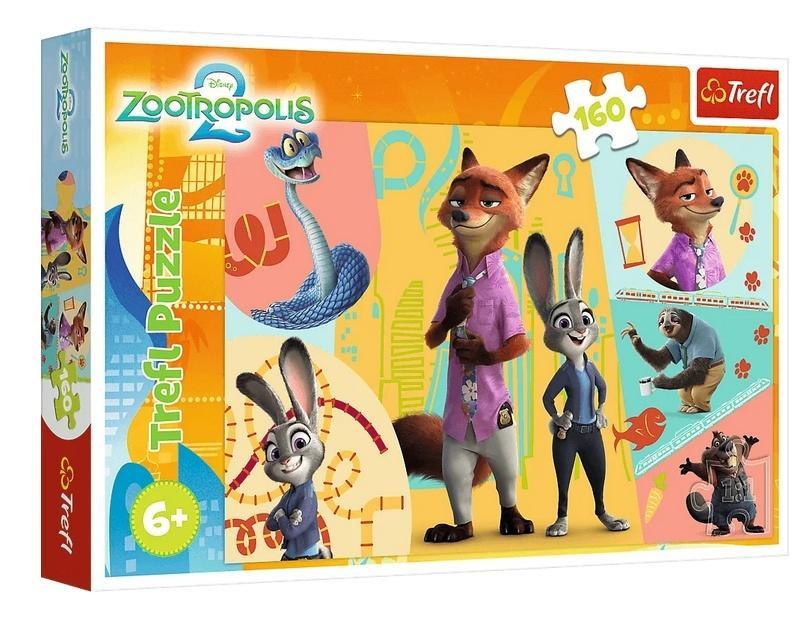 PUZZLE 160 RAZEM W ZOOTOPII TREFL, TREFL