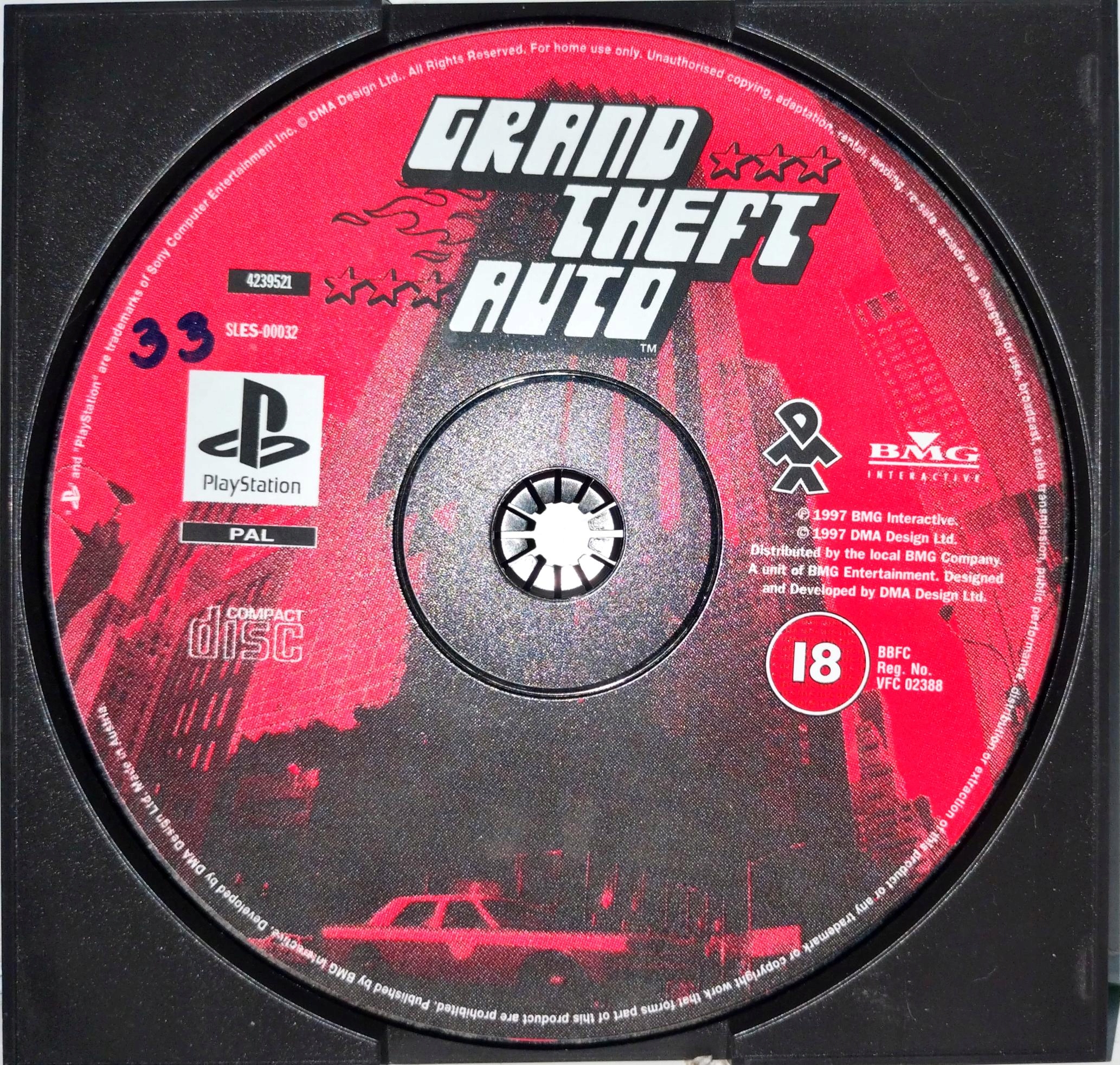 GRAND THEFT AUTO GTA PSX SAMA PLYTA CZYTAJ OPIS !!!
