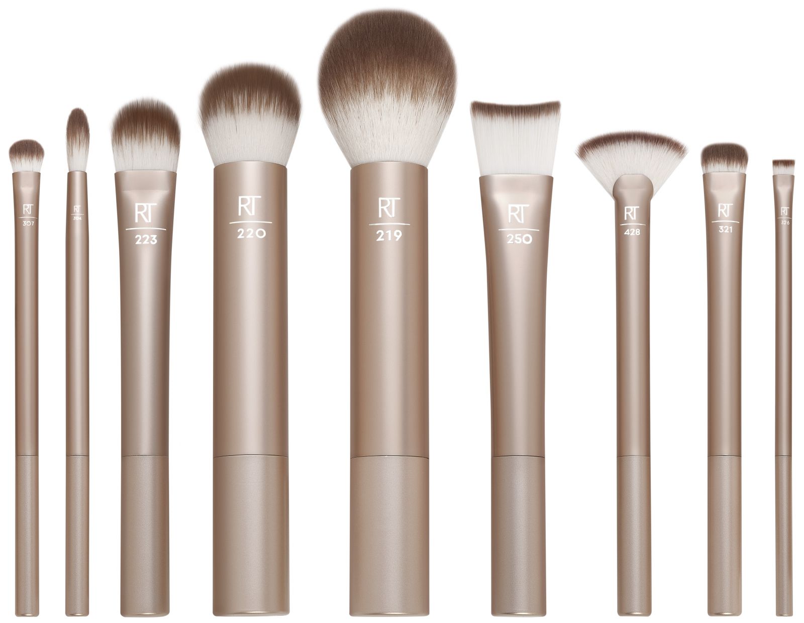 Real Techniques Kompletní Sada Štětců Au Naturel