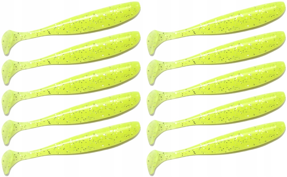 Keitech Easy Shiner 3' 7cm Toxic Chart LT#25 10szt
