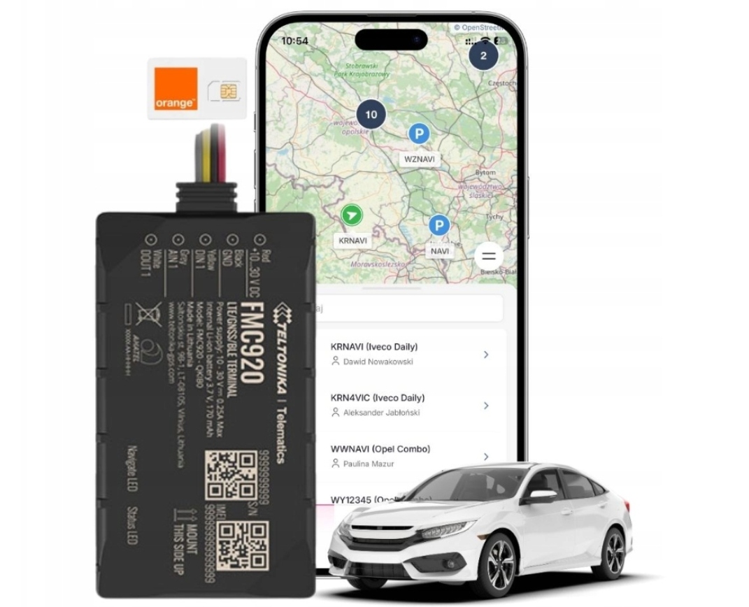 Gps lokátor 4G Gnss pro lodní motocykl Sim Eu aplikace v ceně!