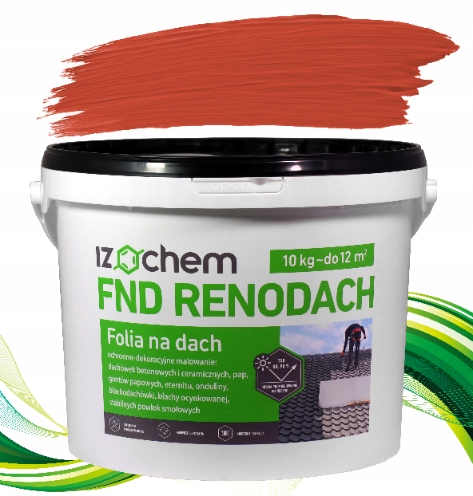 PAPA W PŁYNIE RENOWACYJNA FOLIA DACHOWA W PŁYNIE IZOCHEM RENODACH CEGLASTY