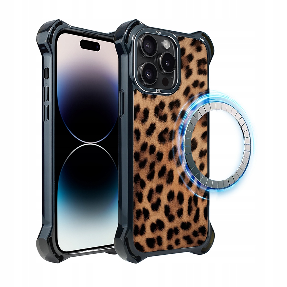 Pouzdro pro iPhone 14 Pro Max Ibizu DropGuard Ultra s MagSafe, Panther