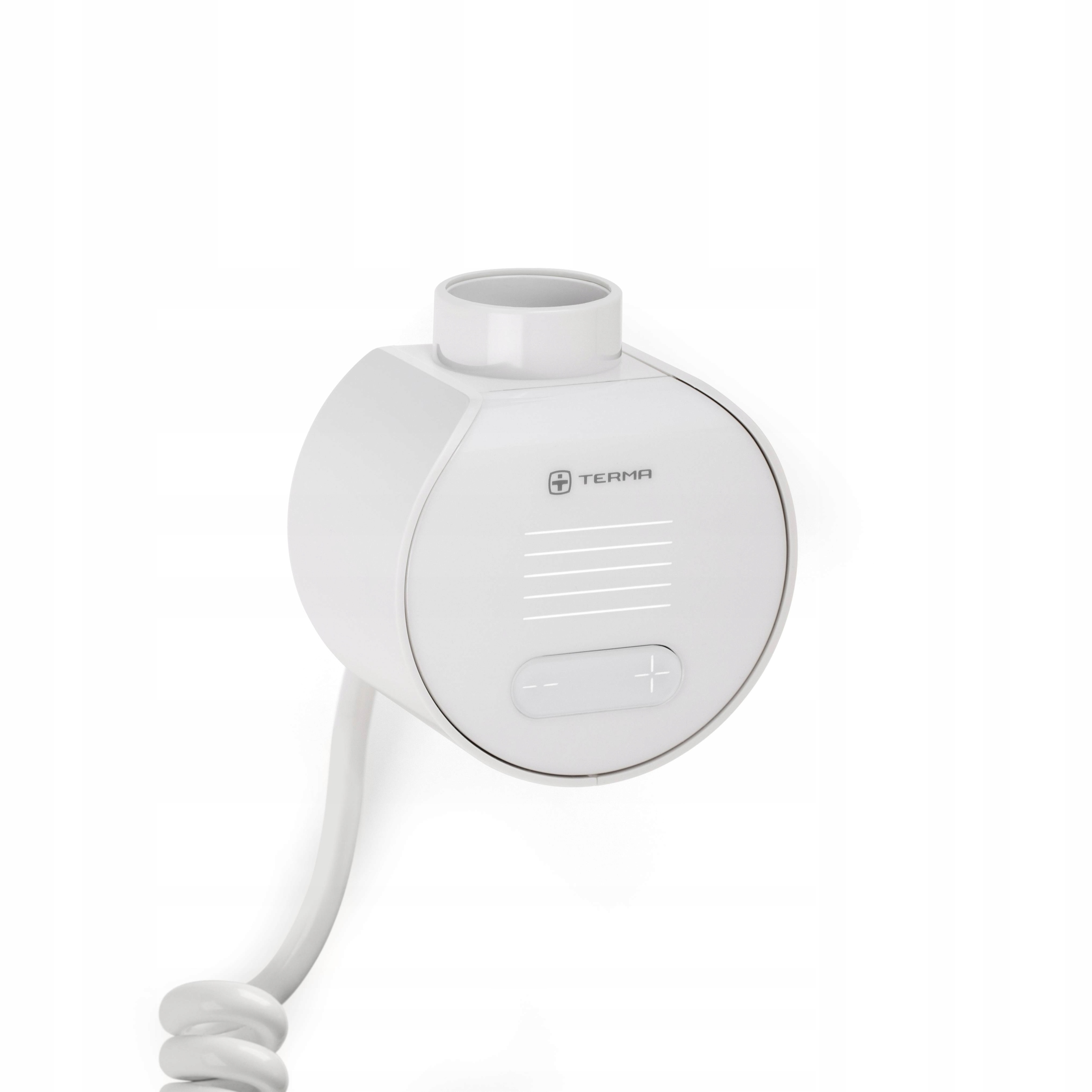 Terma ohrievač Veo Biela predná strana/Biela krytka Wi-fi špirálový kábel zástrčka