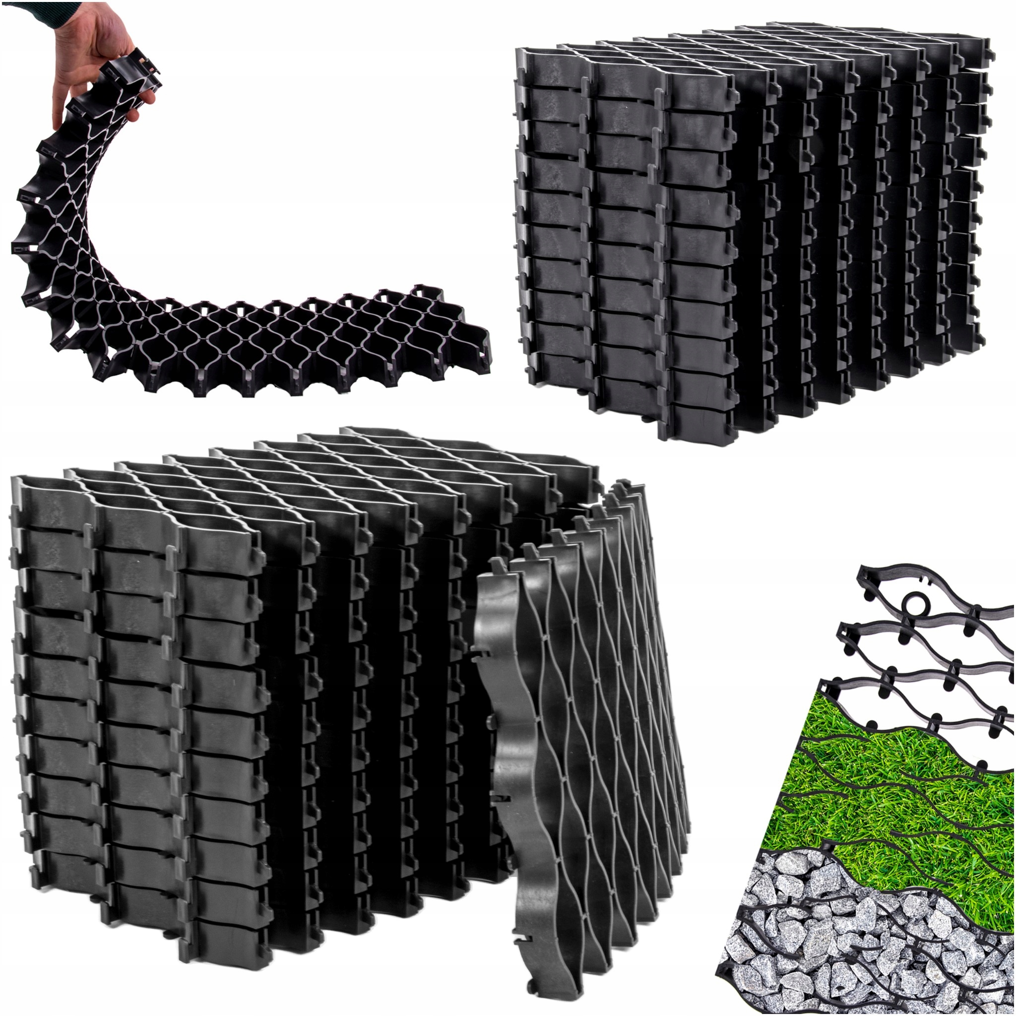 

Kratka trawnikowa podjazdowa ogrodowa 40x30 20 szt