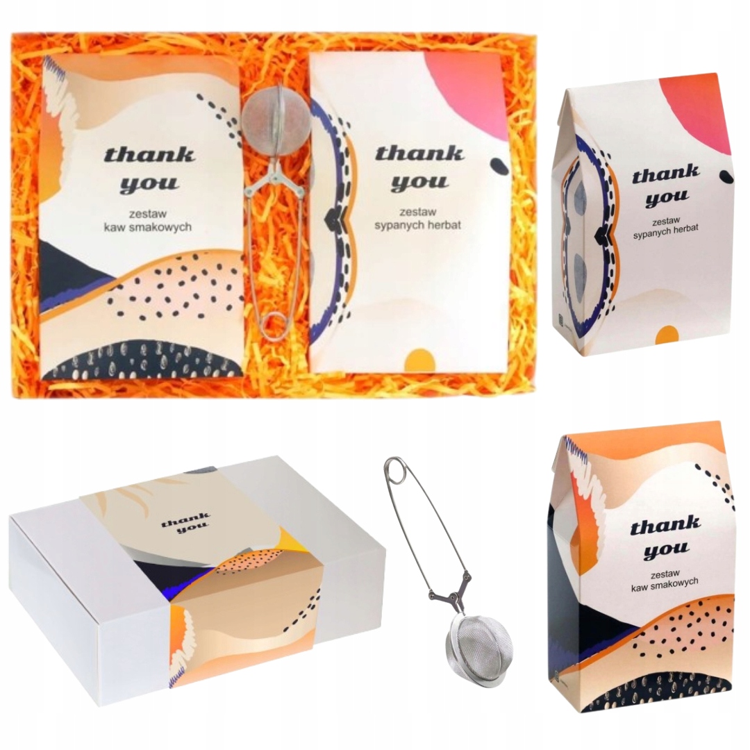 Levně Nejlepší dárková sada chuťových čajů a káv dárek infuzér