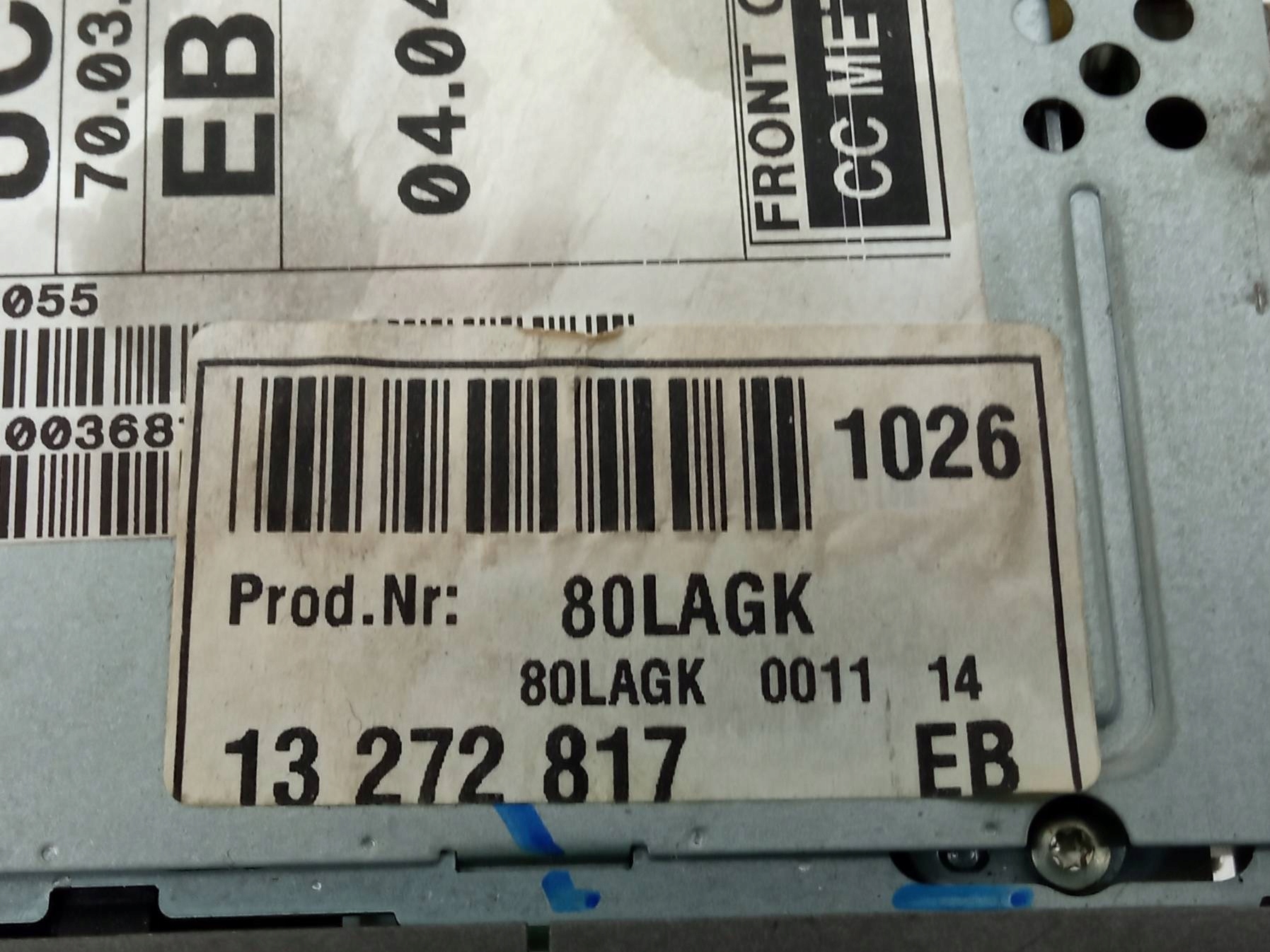 RADIO navigation 13272817 Opel Vectra III (2002-2008) C