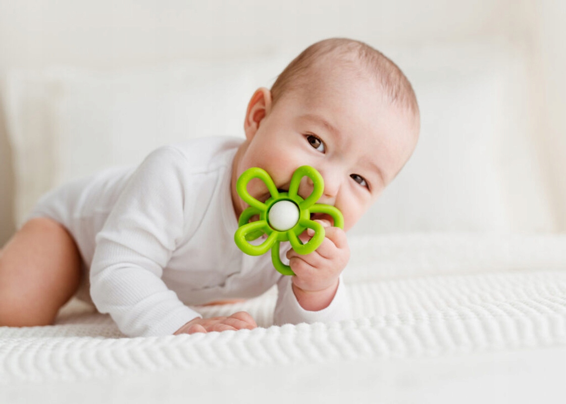 GILIGUMS SILIKONOWA GRZECHOTKA KWIATEK Marka GiliGums