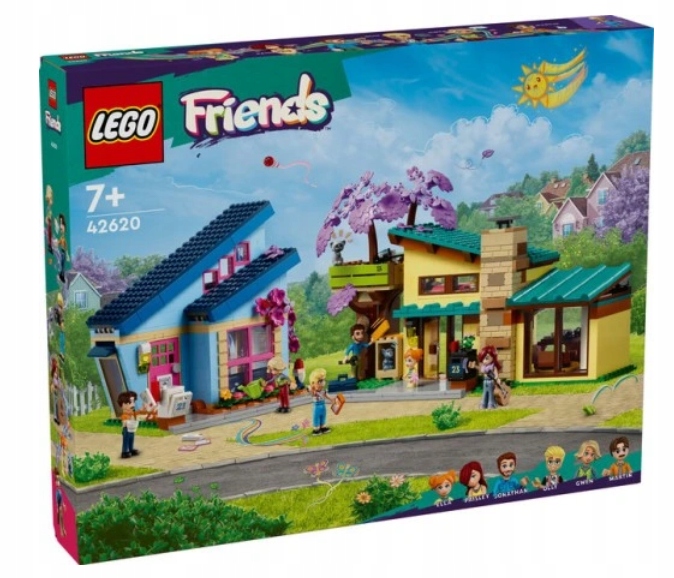 Lego 42620 Friends – Rodinný Dům Ollyho A Paisleyho