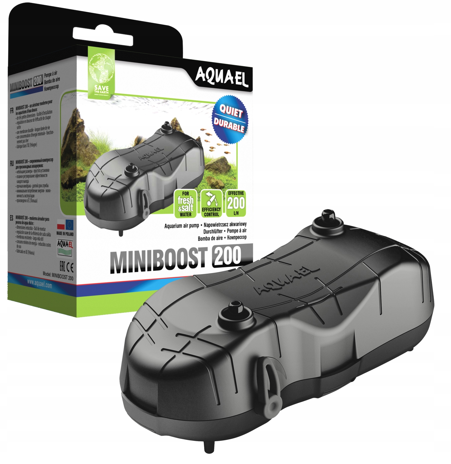 Levně Aquael Provzdušňovač Miniboost 200 2,4 W