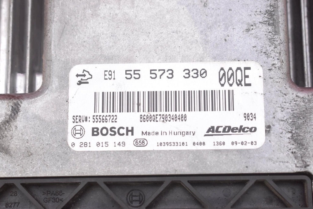 control unit computer of the engine 5557333000QE OPEL INSIGNIA A 2.0 CDTI 160 KM