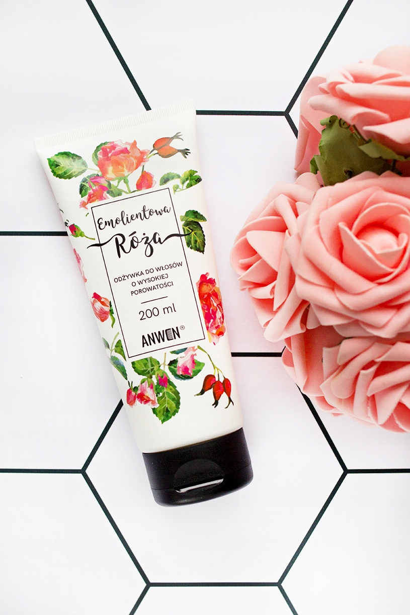 ANWEN Odżywka do włosów EMOLIENTOWA RÓŻA 200ml Pojemność 200 ml